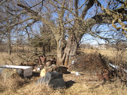 the Junk pile from a distance.